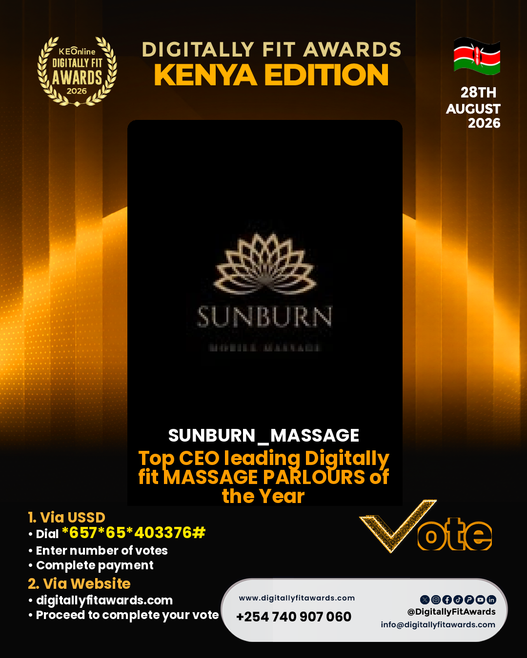 sunburn_massage poster