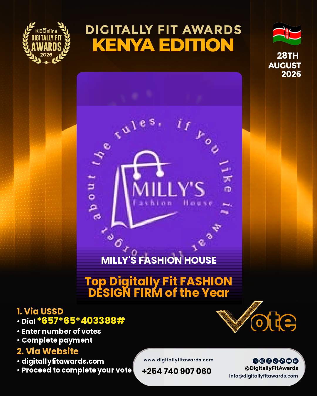 Milly's Fashion House poster