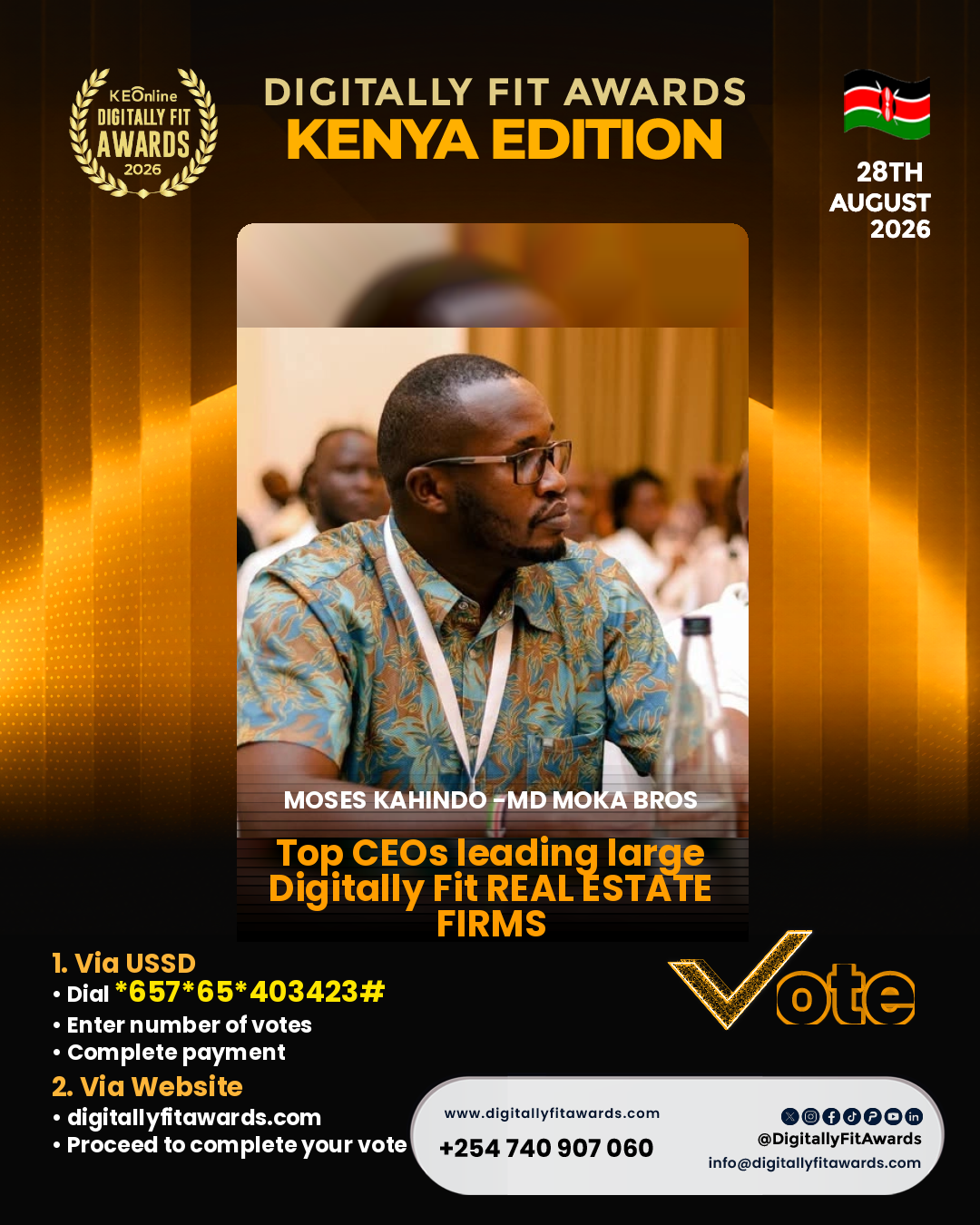 Moses Kahindo -MD Moka Bros poster