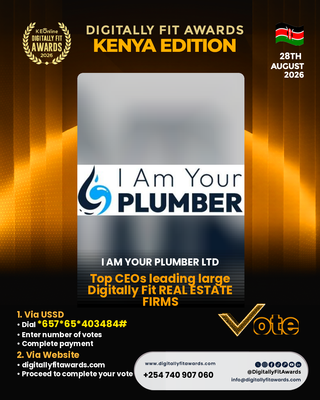 I AM YOUR PLUMBER LTD poster
