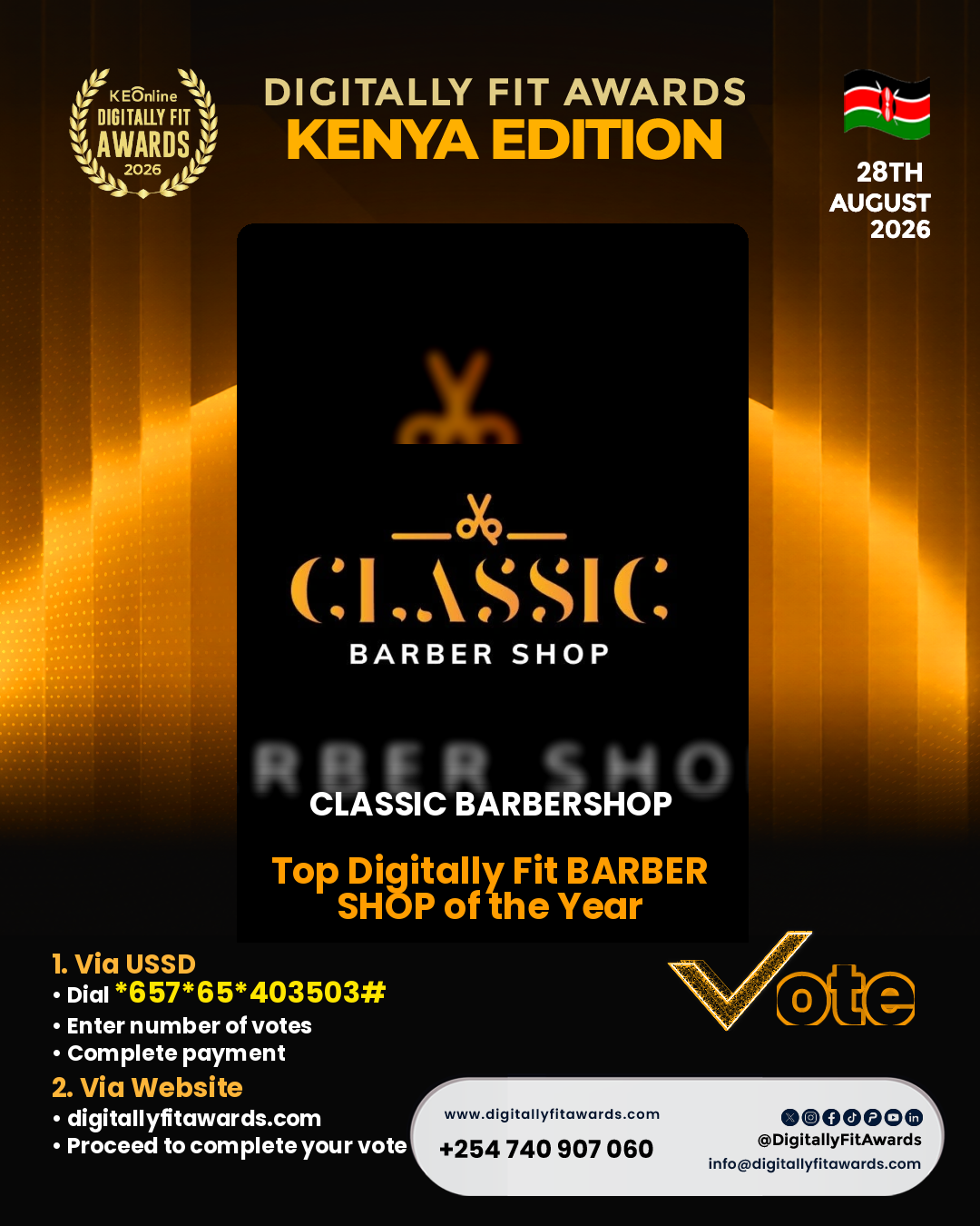 Classic barbershop poster