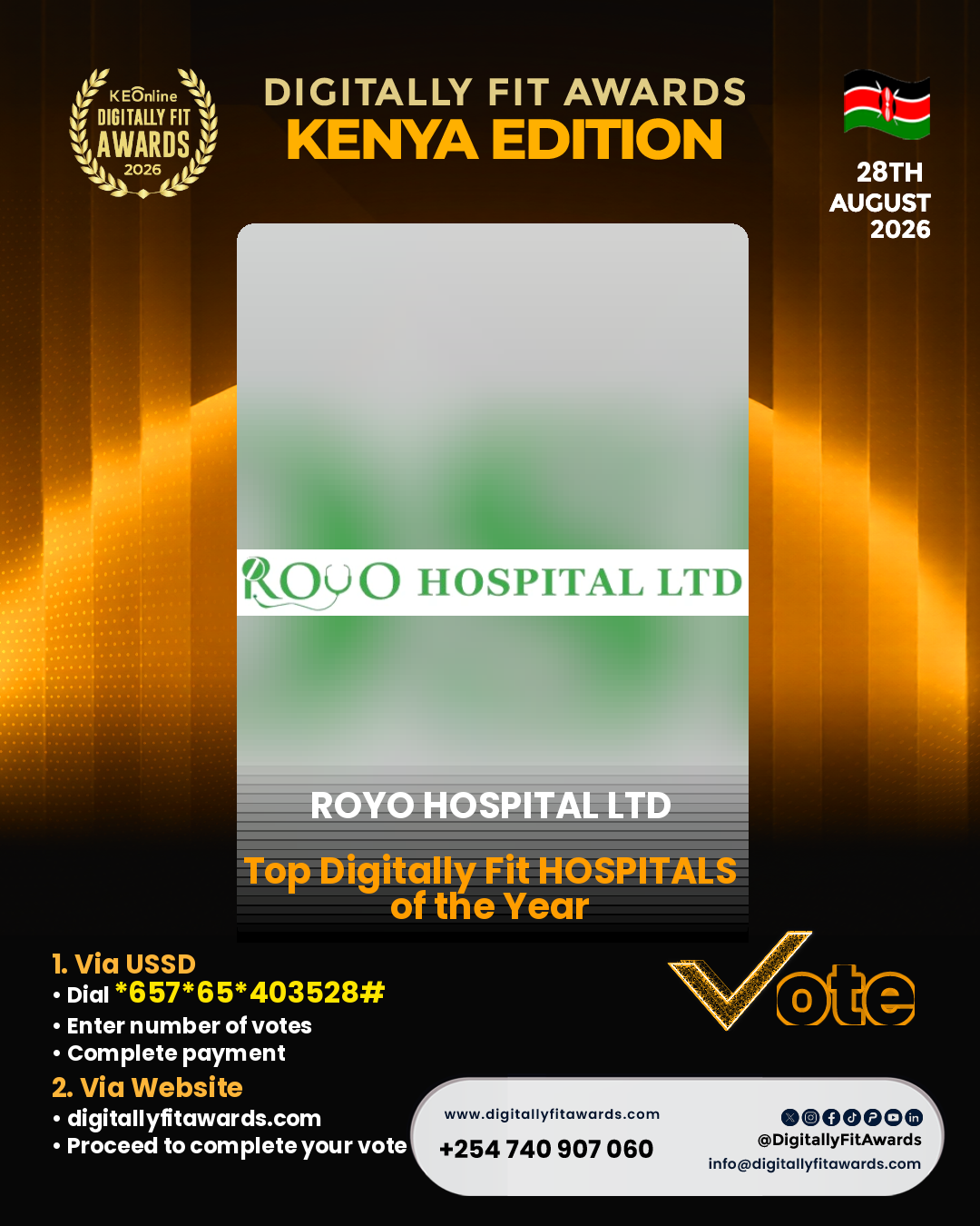 ROYO HOSPITAL LTD poster