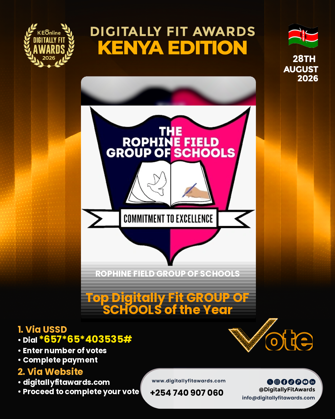 Rophine Field Group of Schools poster