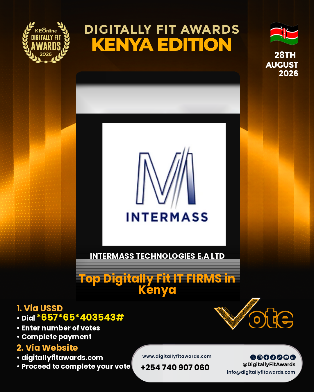 INTERMASS TECHNOLOGIES E.A LTD poster