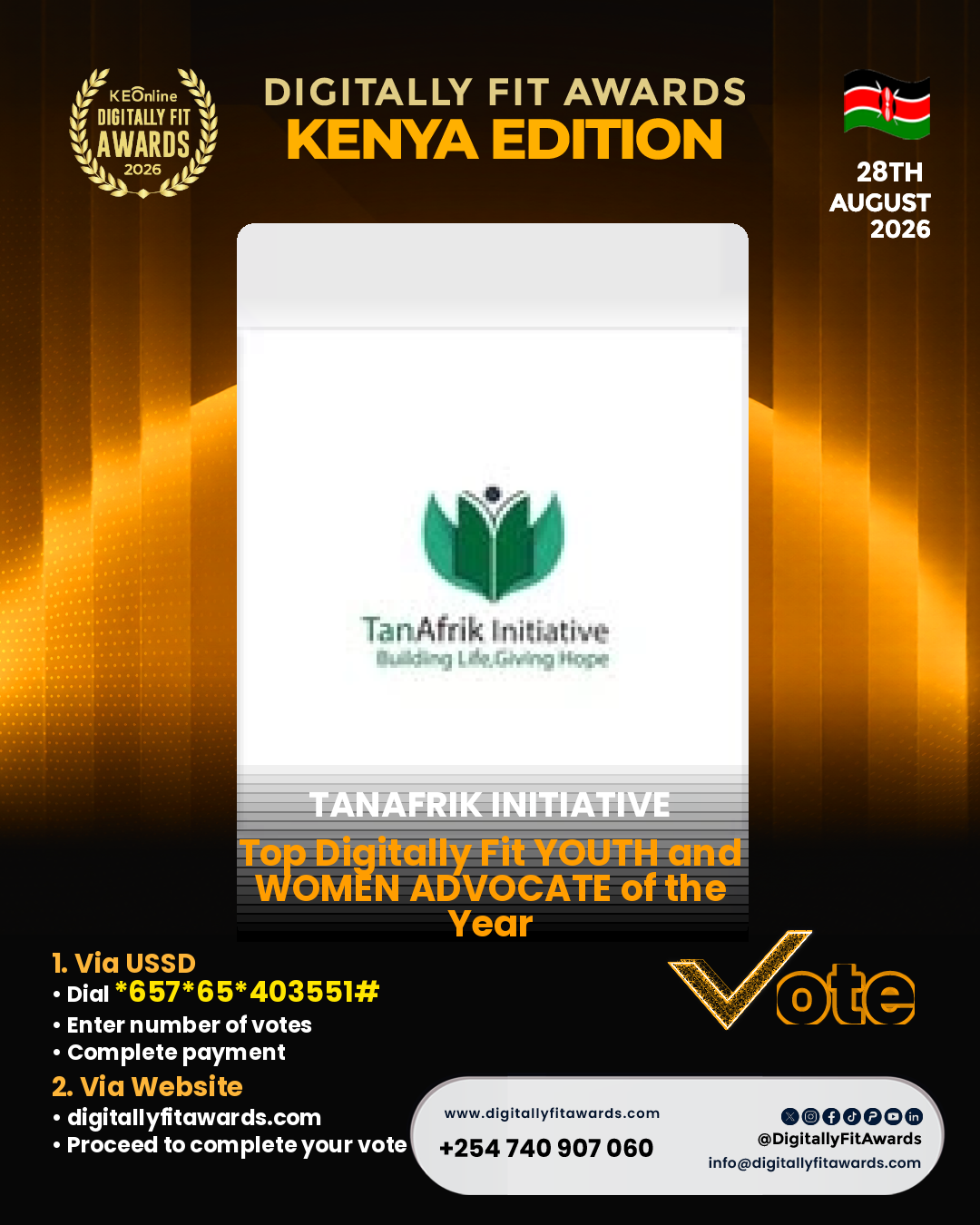 TanAfrik Initiative poster