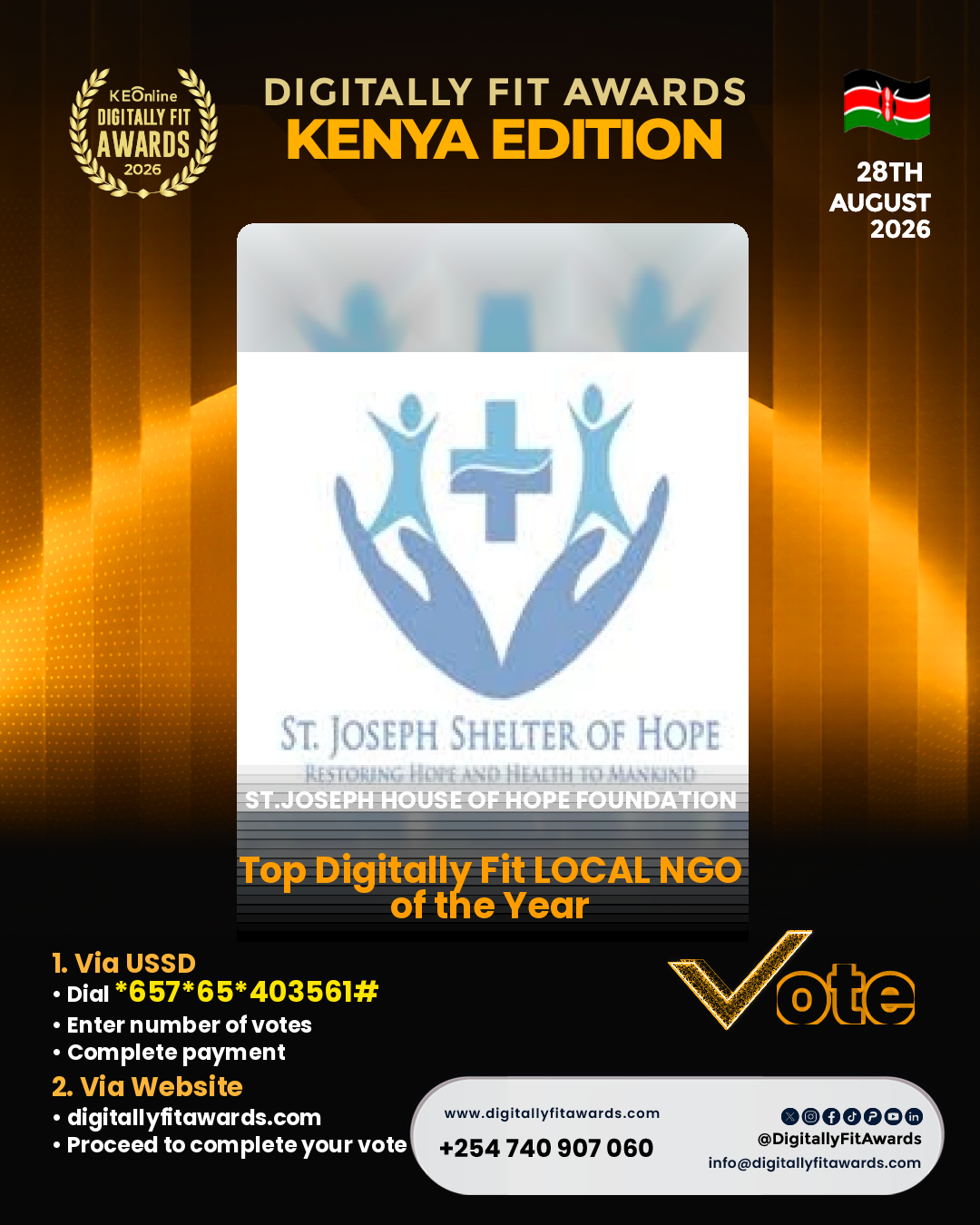 St.Joseph house of hope foundation poster