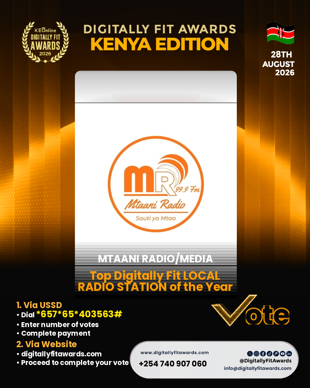 Mtaani Radio/Media poster