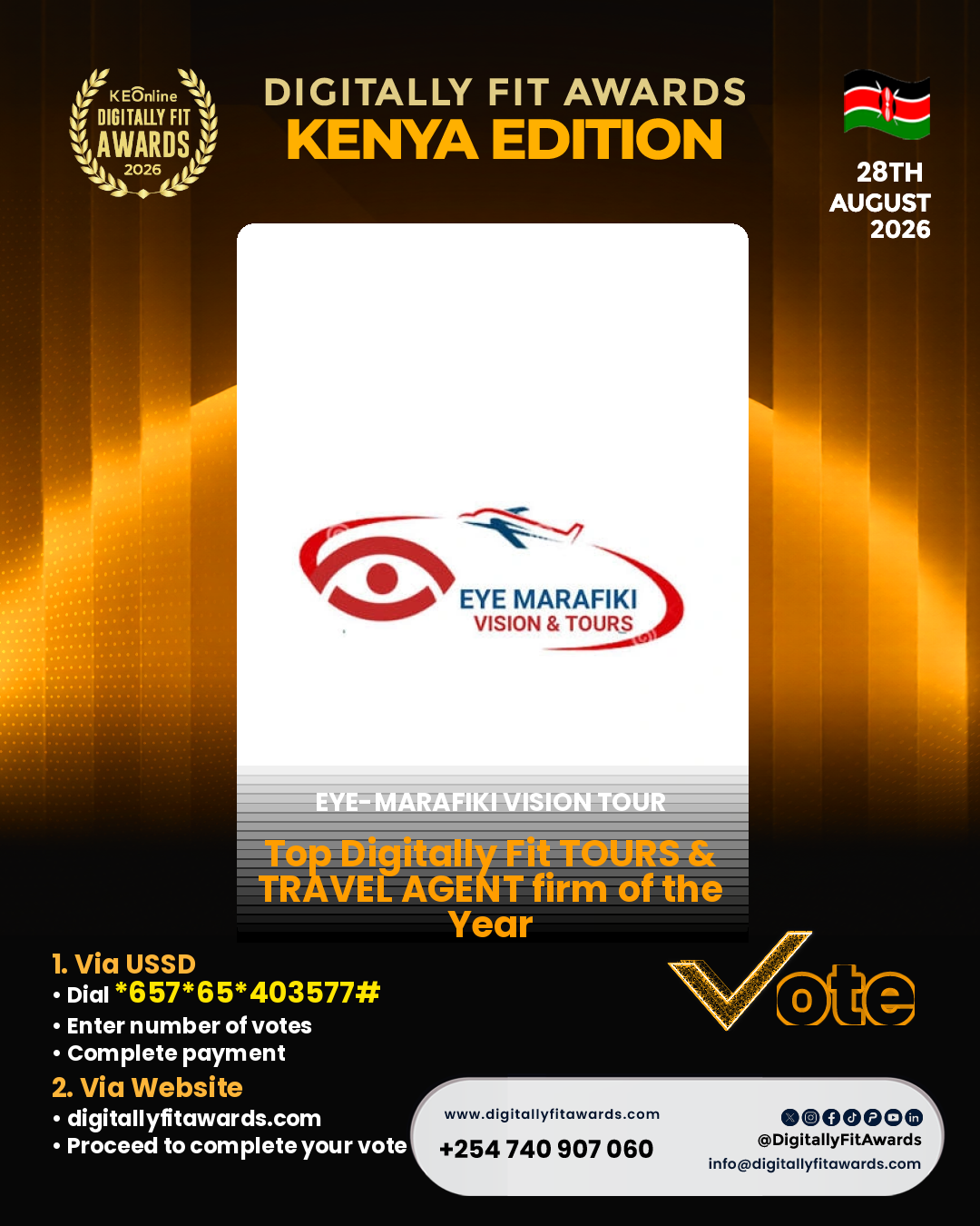 Eye-Marafiki Vision Tour poster