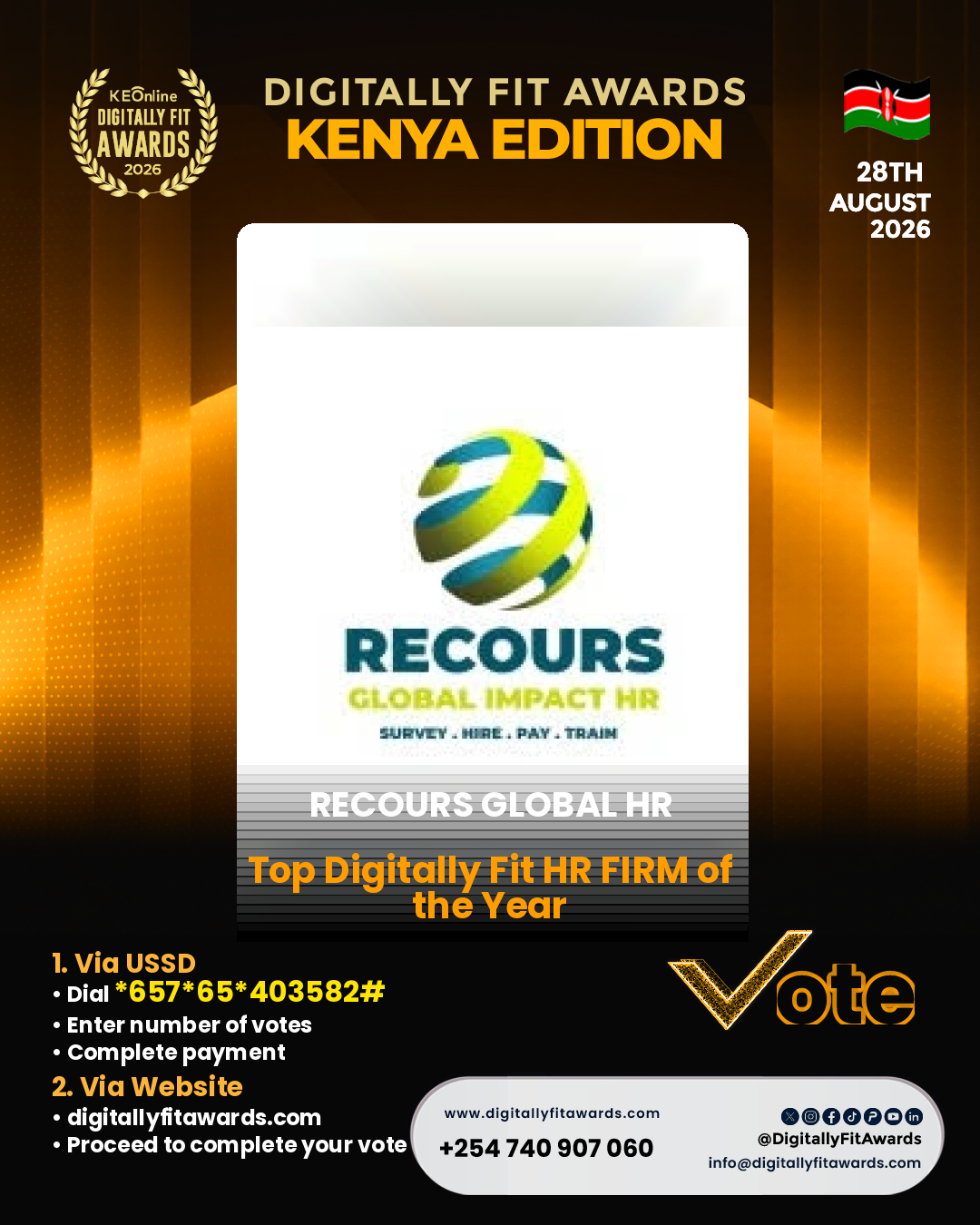 Recours Global HR poster