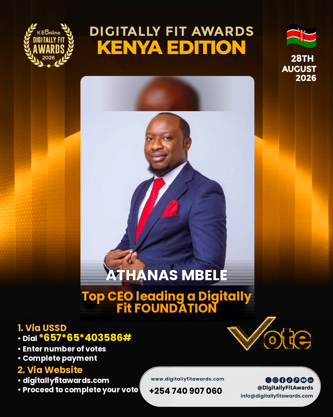 Athanas Mbele poster