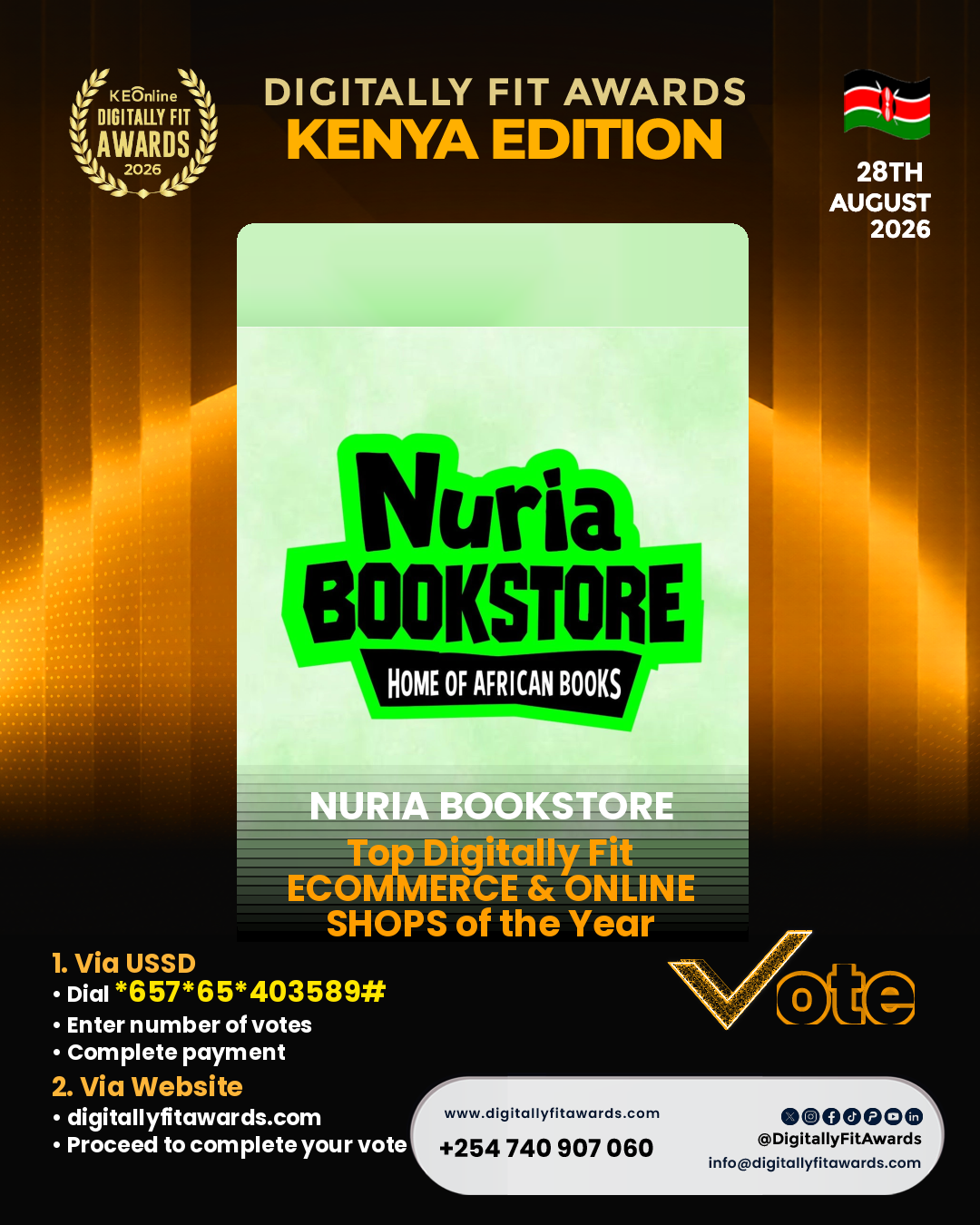 Nuria Bookstore poster
