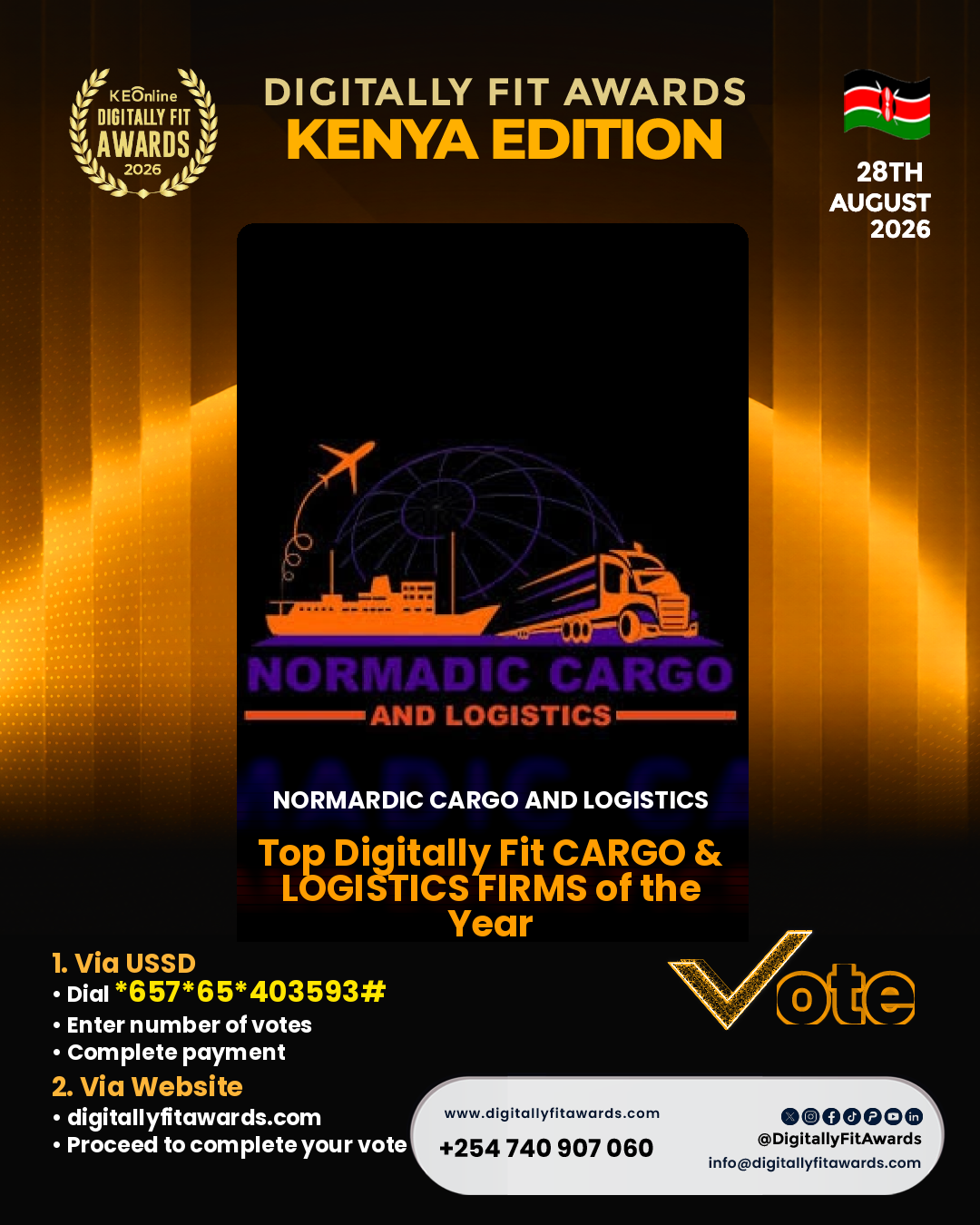 Normardic Cargo and Logistics poster
