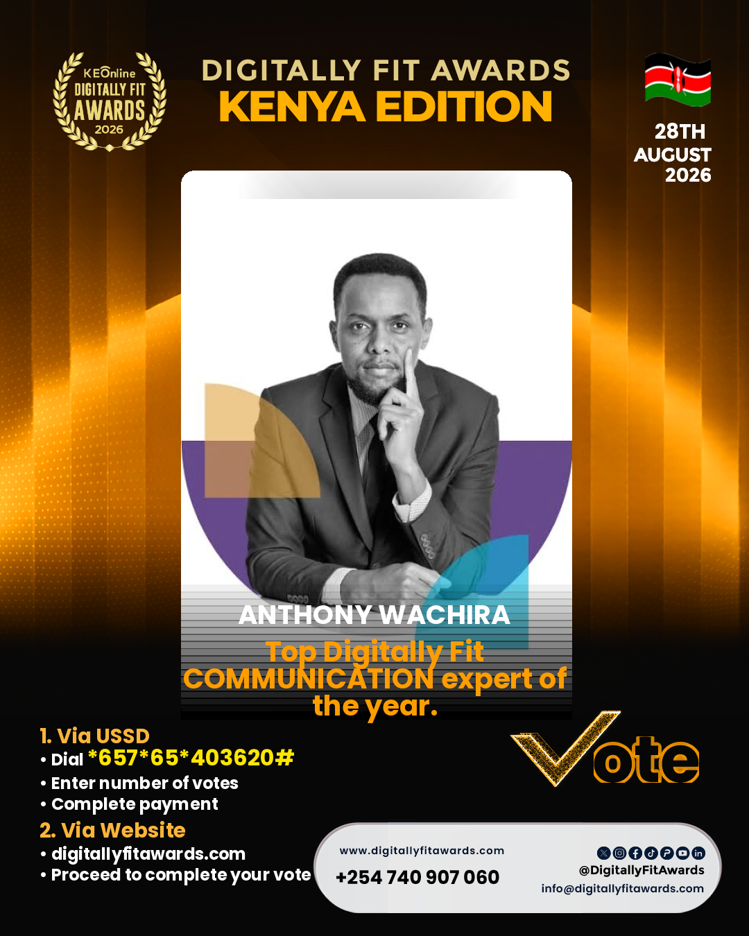 Anthony Wachira poster