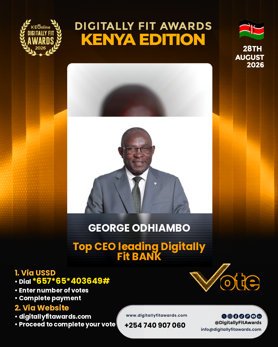 George Odhiambo poster