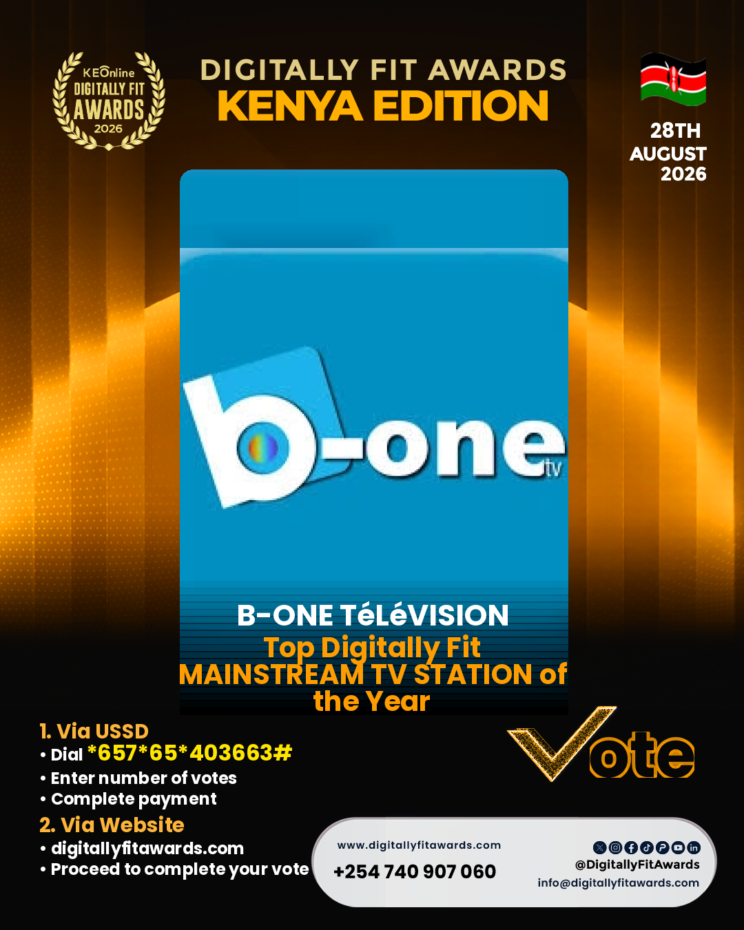 B-one Télévision poster