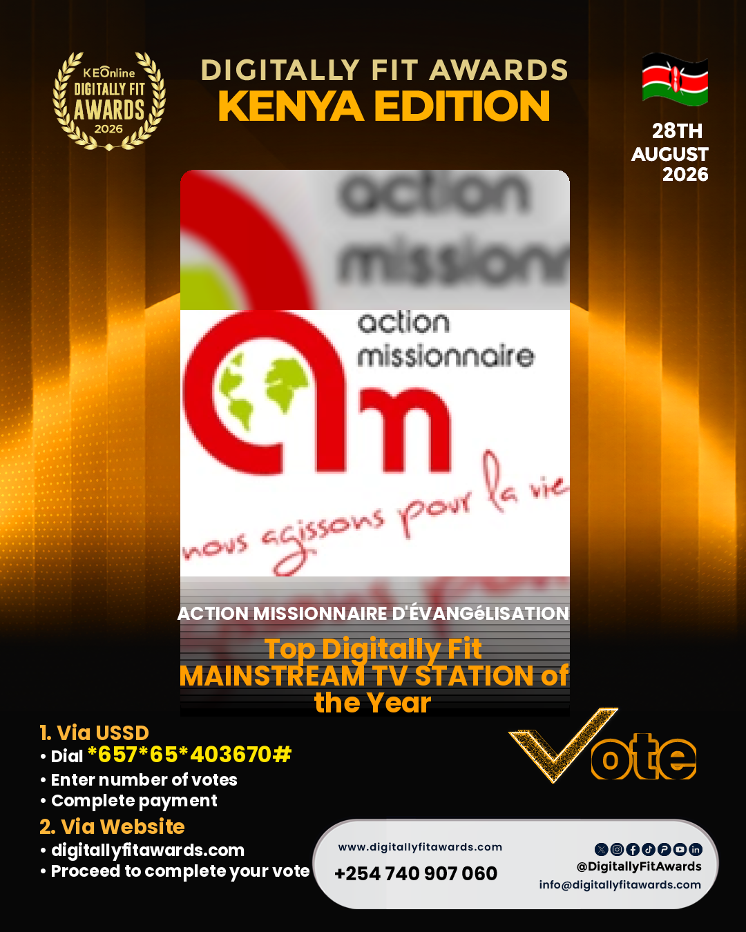 Action Missionnaire d'Évangélisation poster