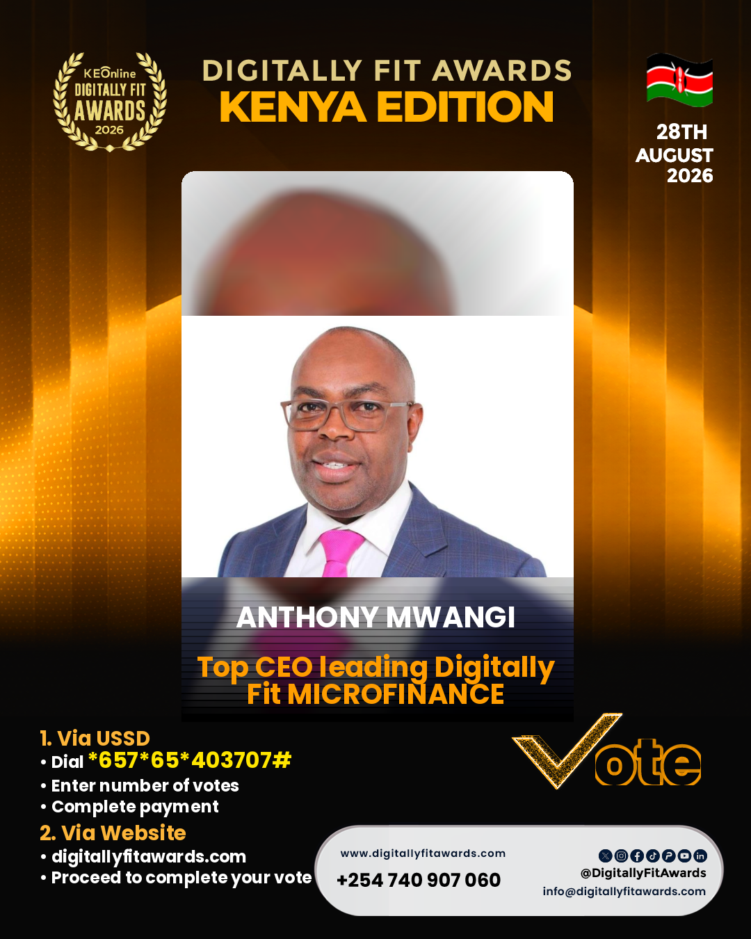 Anthony Mwangi poster