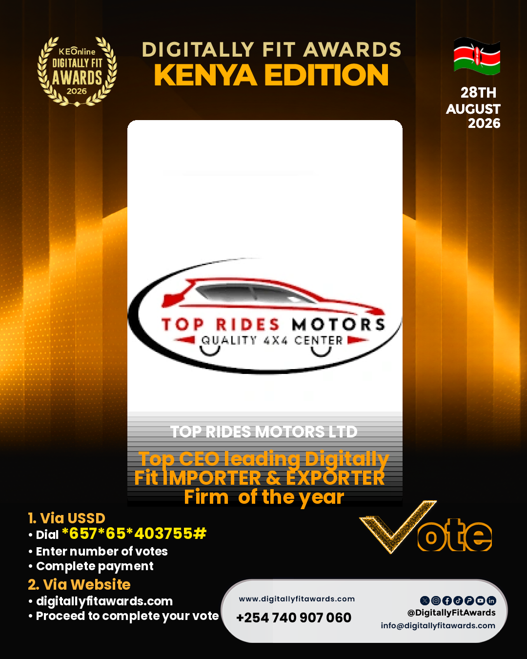 Top Rides Motors Ltd poster
