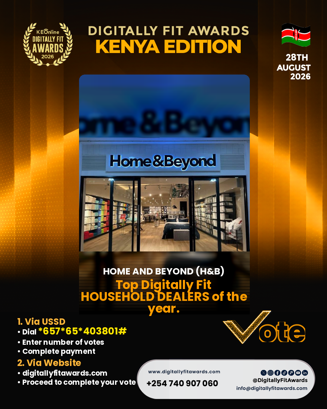Home and Beyond (H&B) poster