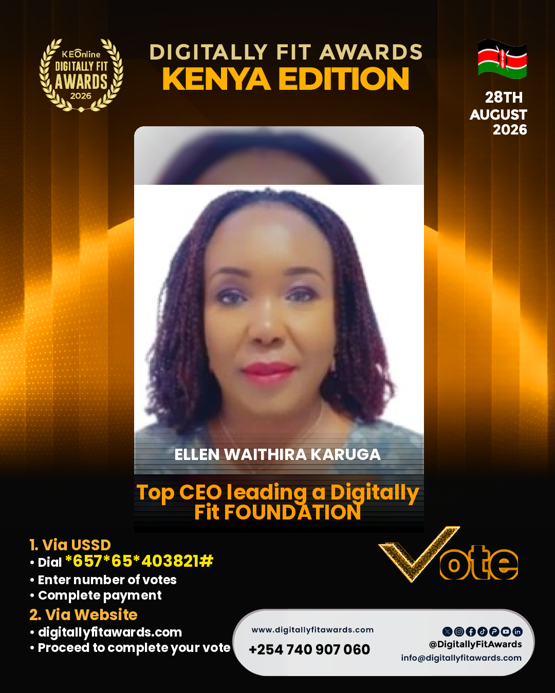 Ellen Waithira Karuga poster