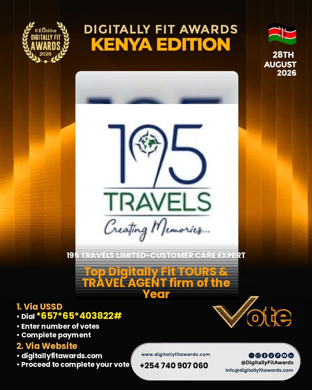 195 Travels Limited-Customer Care Expert poster