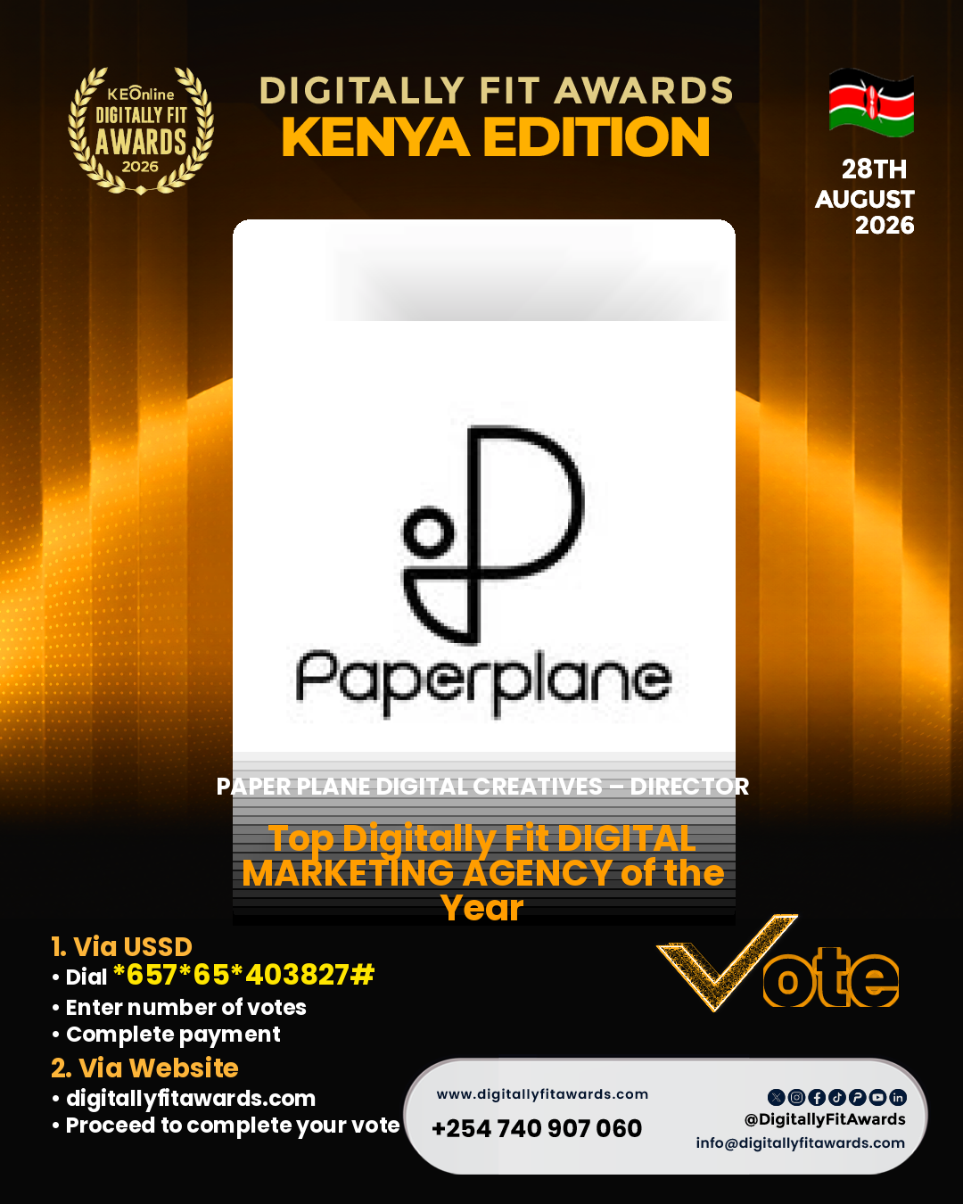 Paper Plane Digital Creatives – Director poster