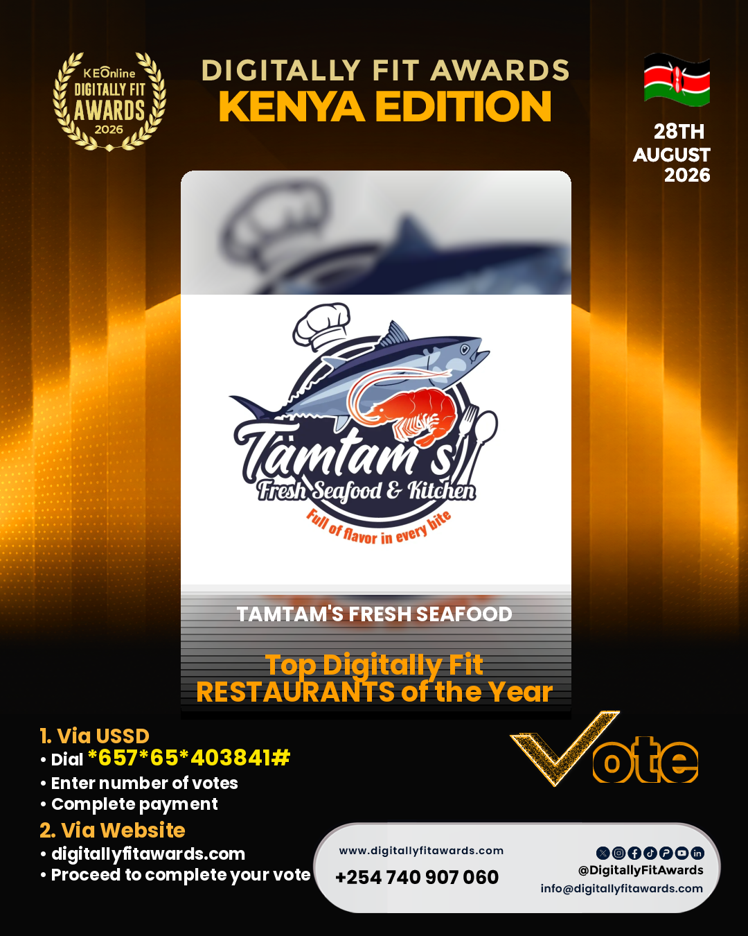 Tamtam's Fresh Seafood poster