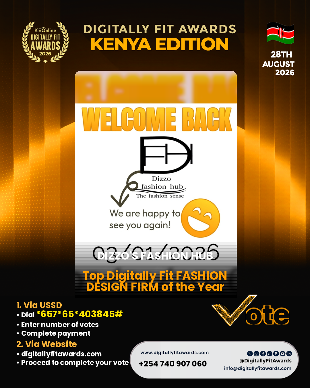 Dizzo's fashion hub poster