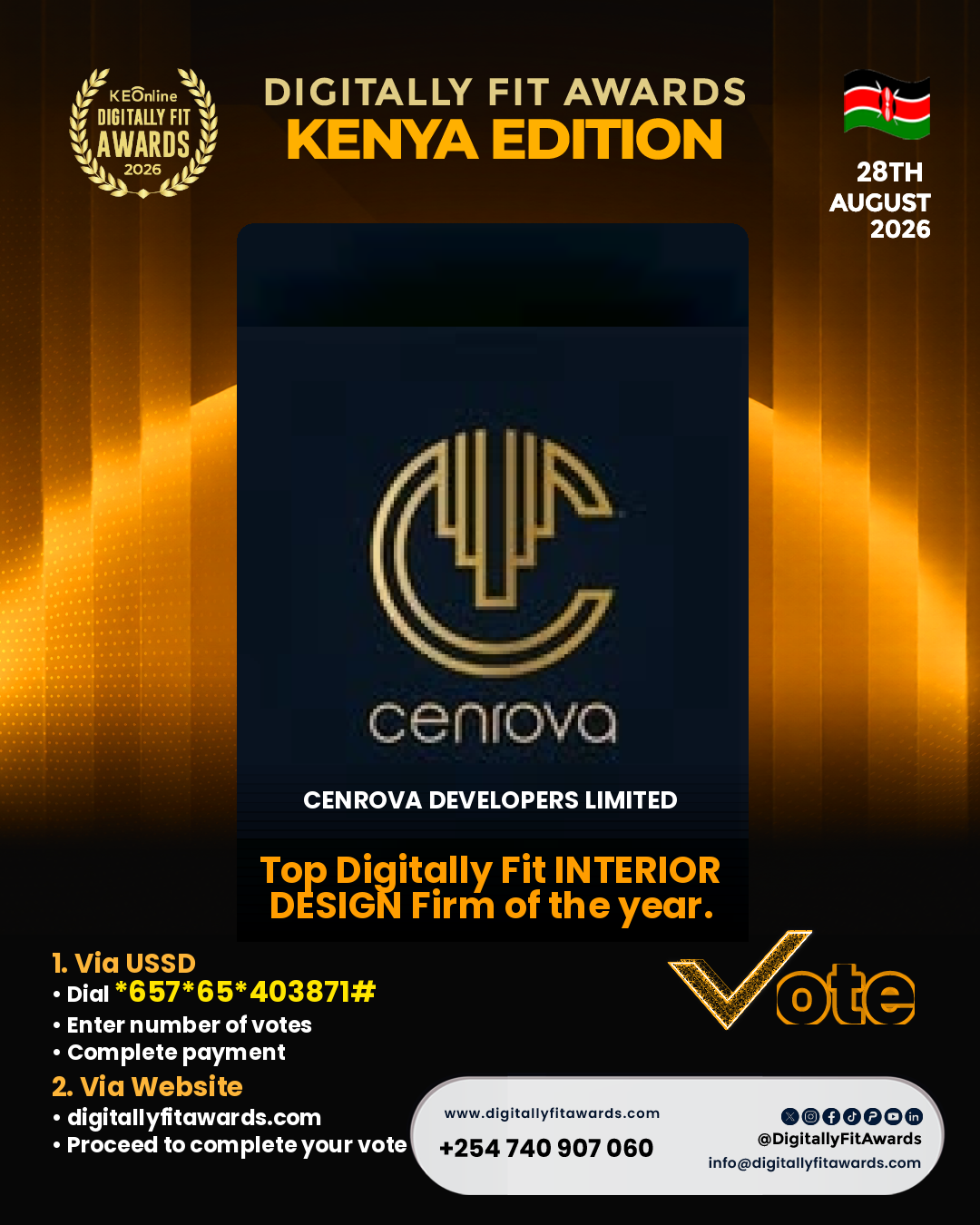 Cenrova Developers Limited poster