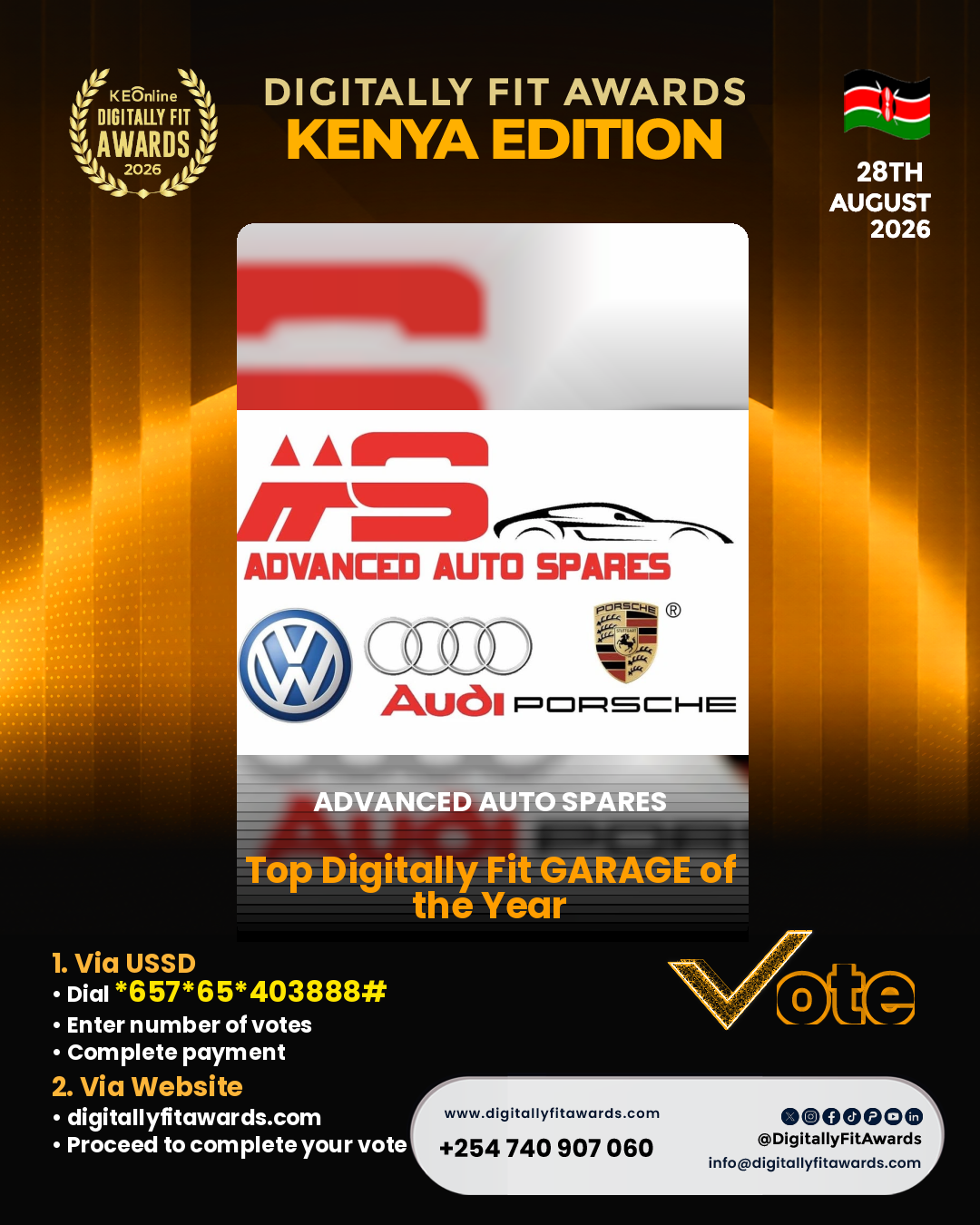 Advanced auto spares poster