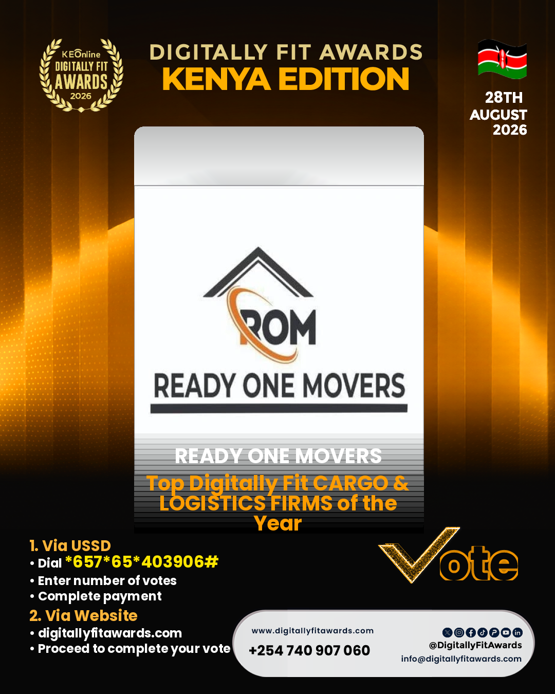 READY ONE MOVERS poster