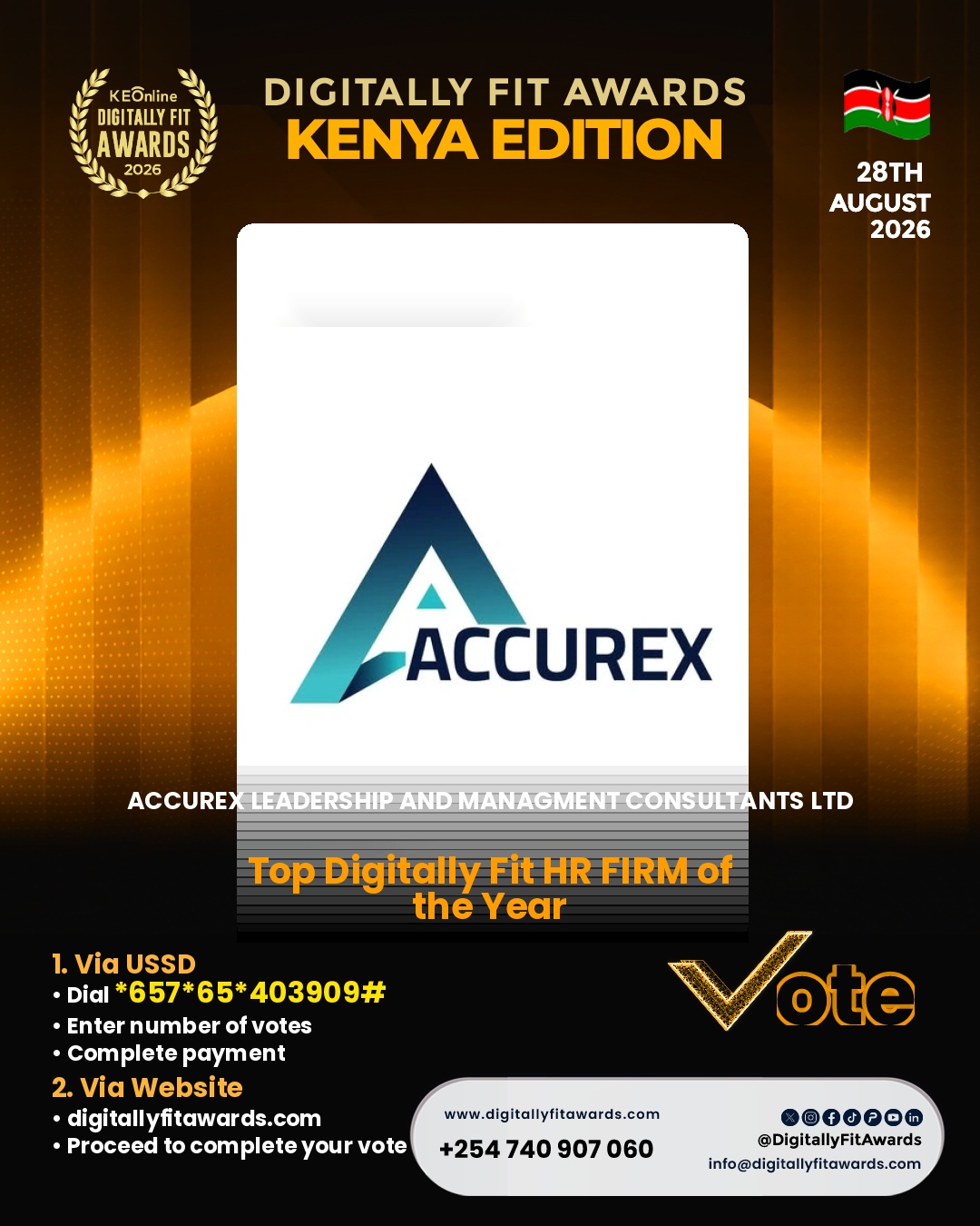Accurex Leadership and Managment Consultants Ltd poster