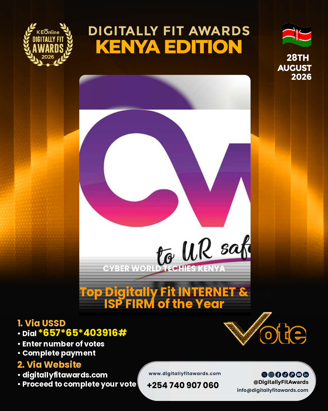 Cyber World Techies Kenya poster