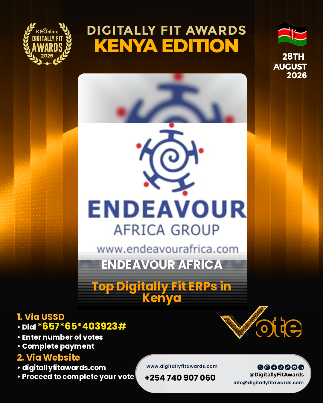 Endeavour Africa poster