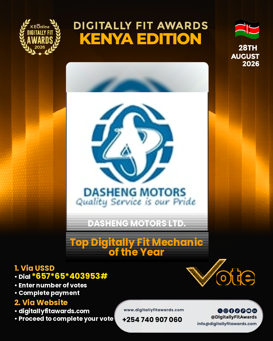 Dasheng Motors Ltd. poster
