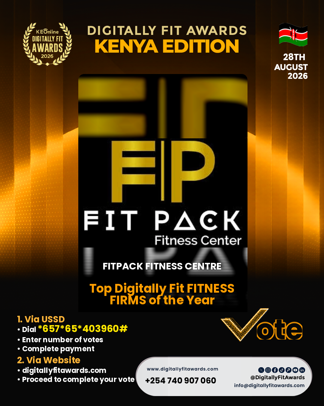 Fitpack Fitness Centre poster