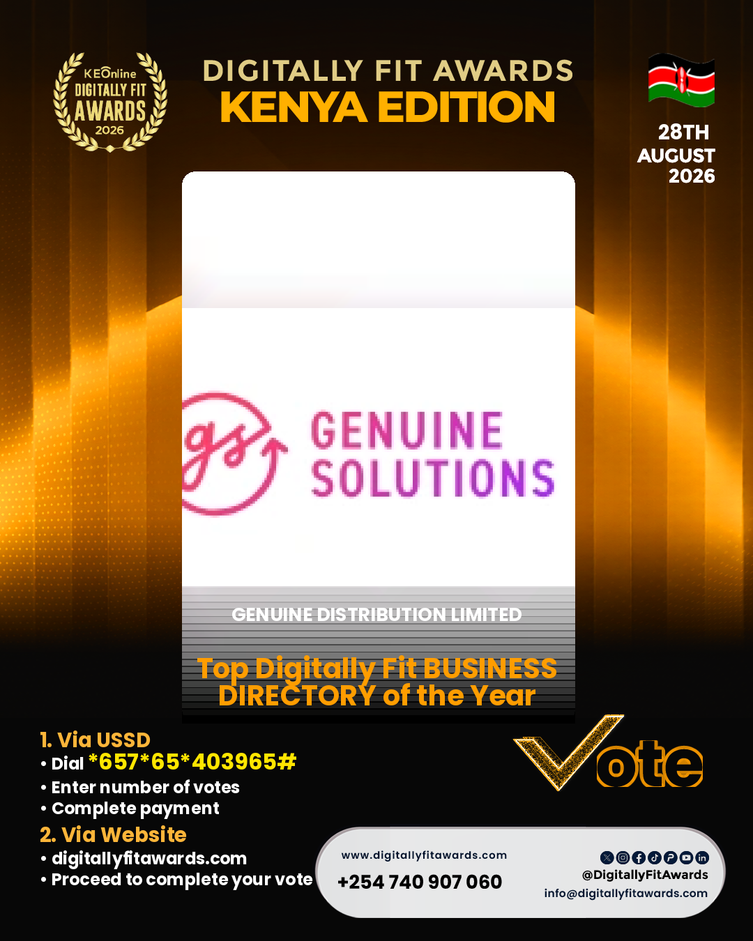 GENUINE Distribution Limited poster