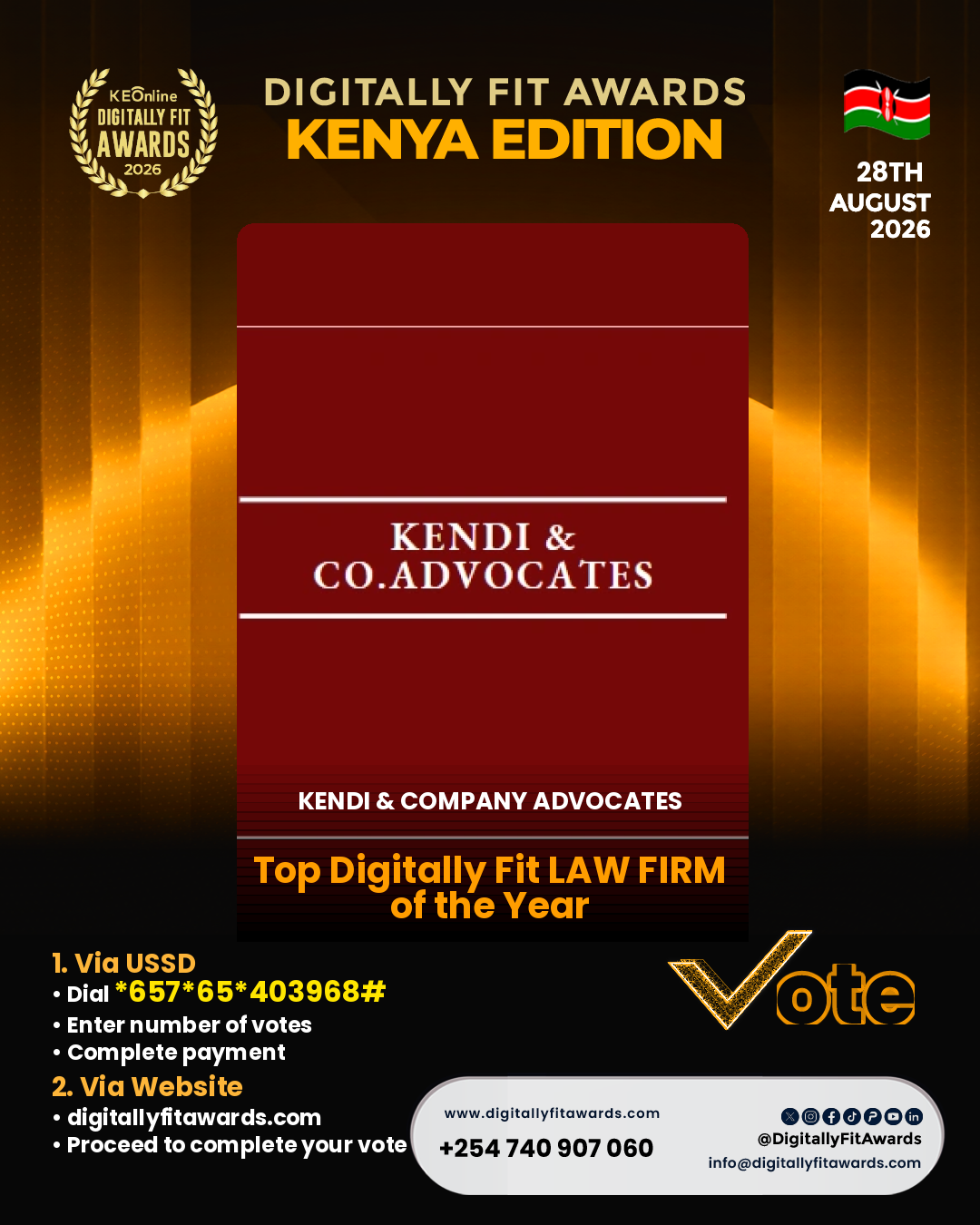Kendi & Company advocates poster