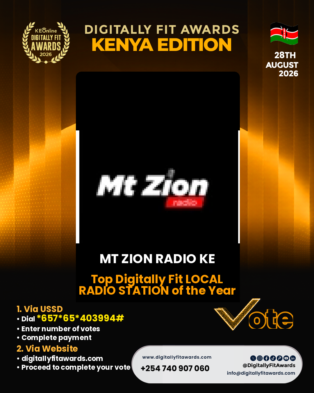 Mt Zion Radio KE poster