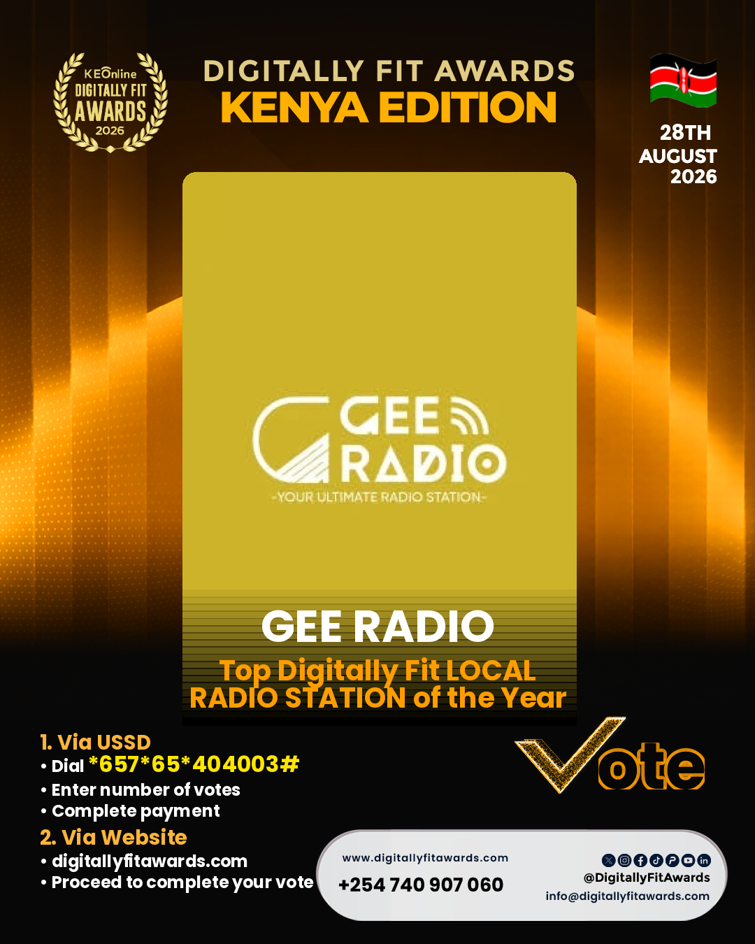 Gee Radio poster