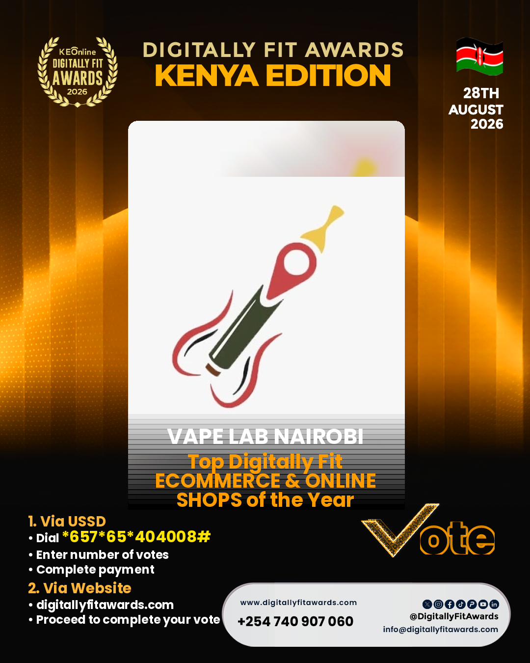 Vape Lab Nairobi poster