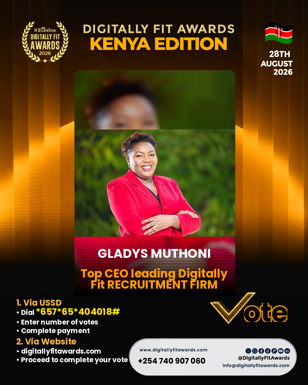 Gladys Muthoni poster