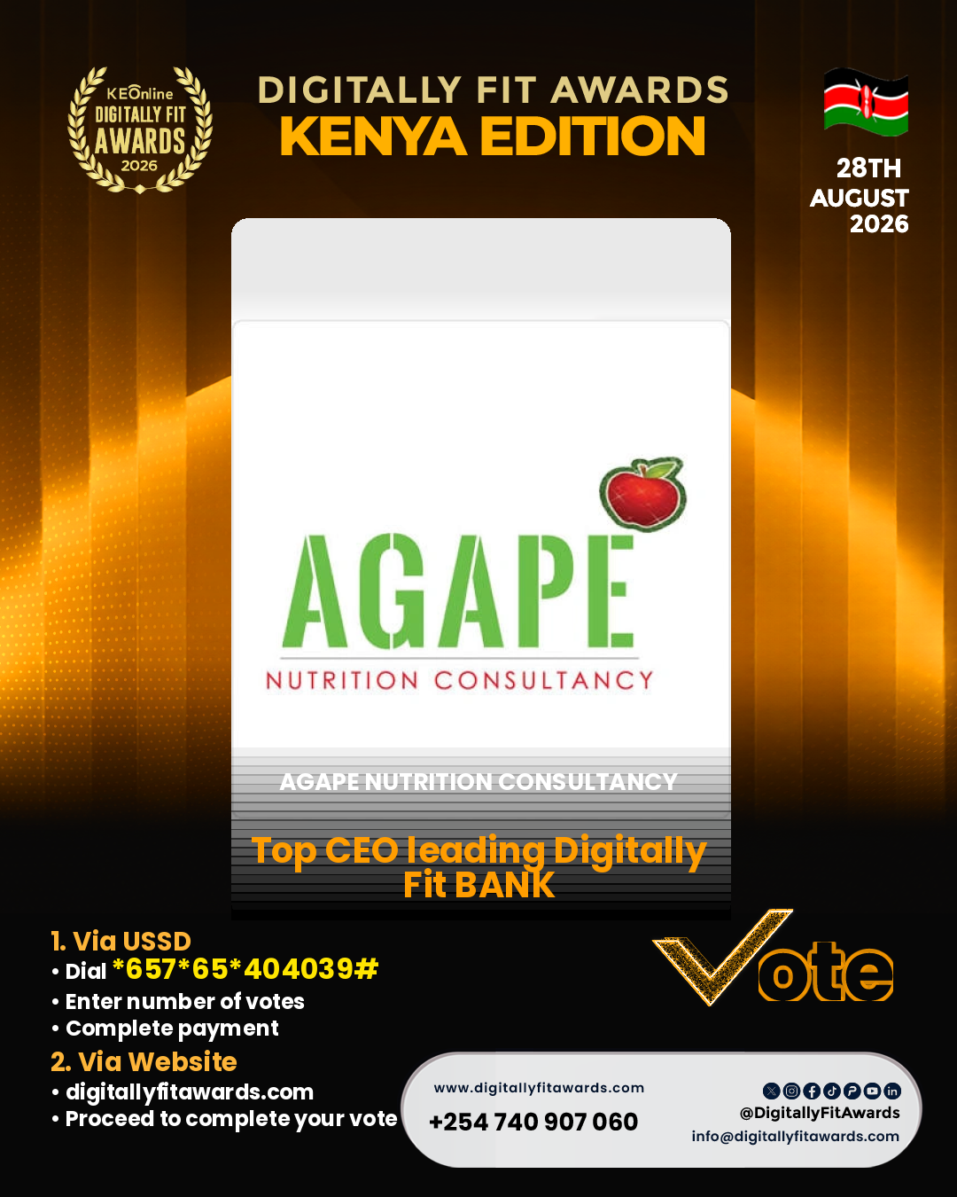 Agape Nutrition Consultancy poster