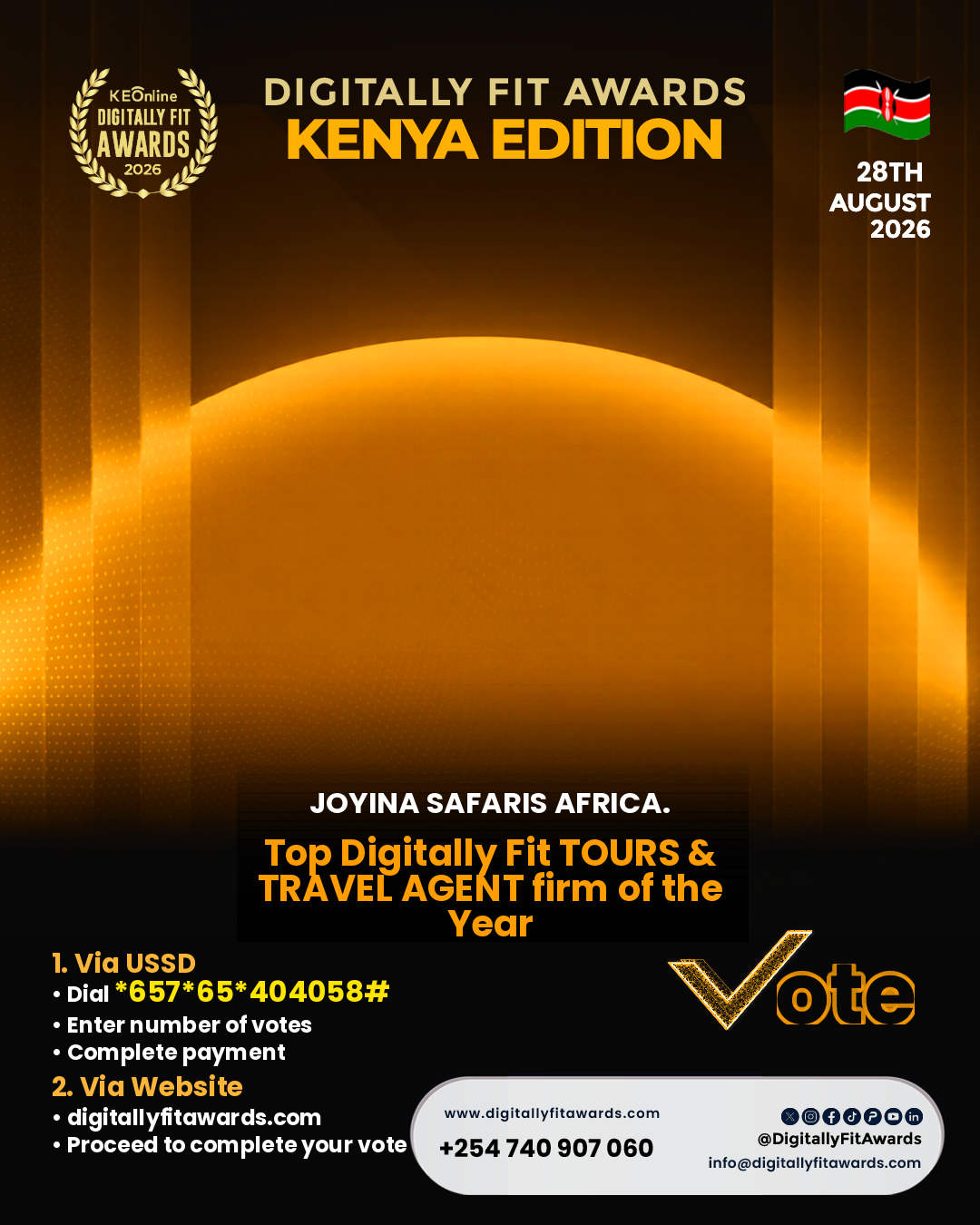 Joyina Safaris Africa. poster