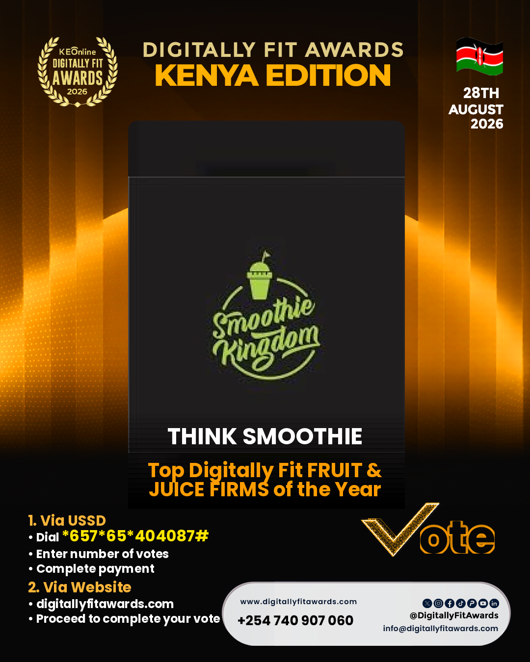 Think Smoothie poster
