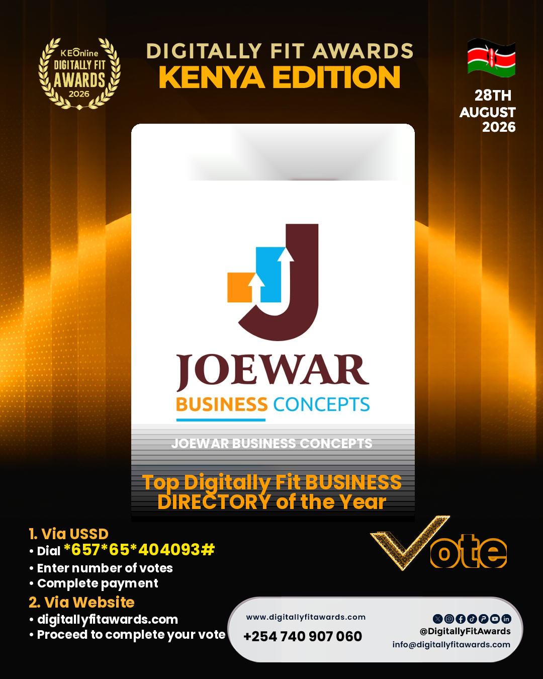JOEWAR BUSINESS CONCEPTS poster