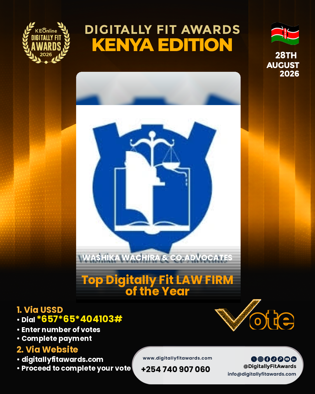 WASHIKA WACHIRA & CO.ADVOCATES poster