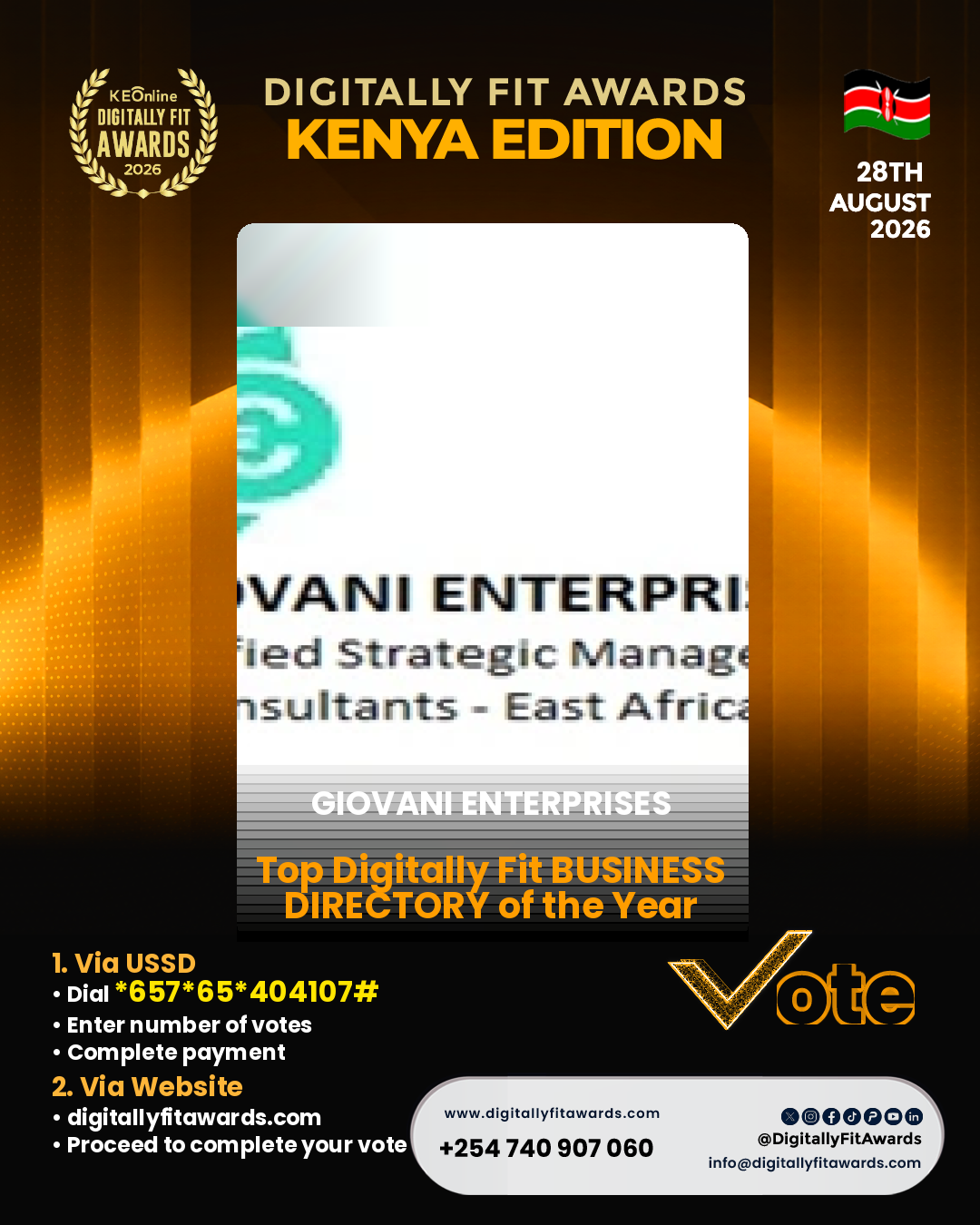 Giovani Enterprises poster