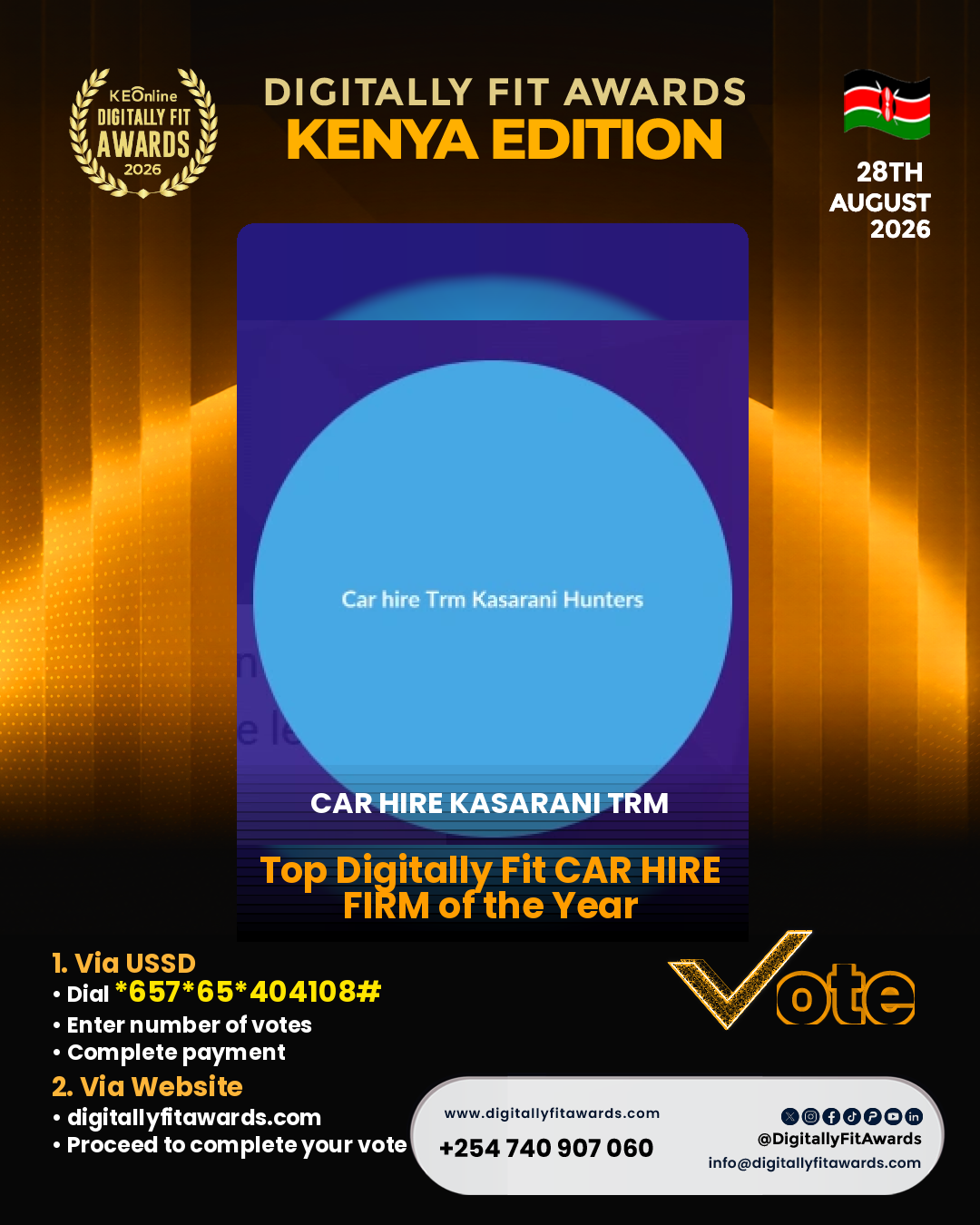 Car Hire Kasarani TRM poster