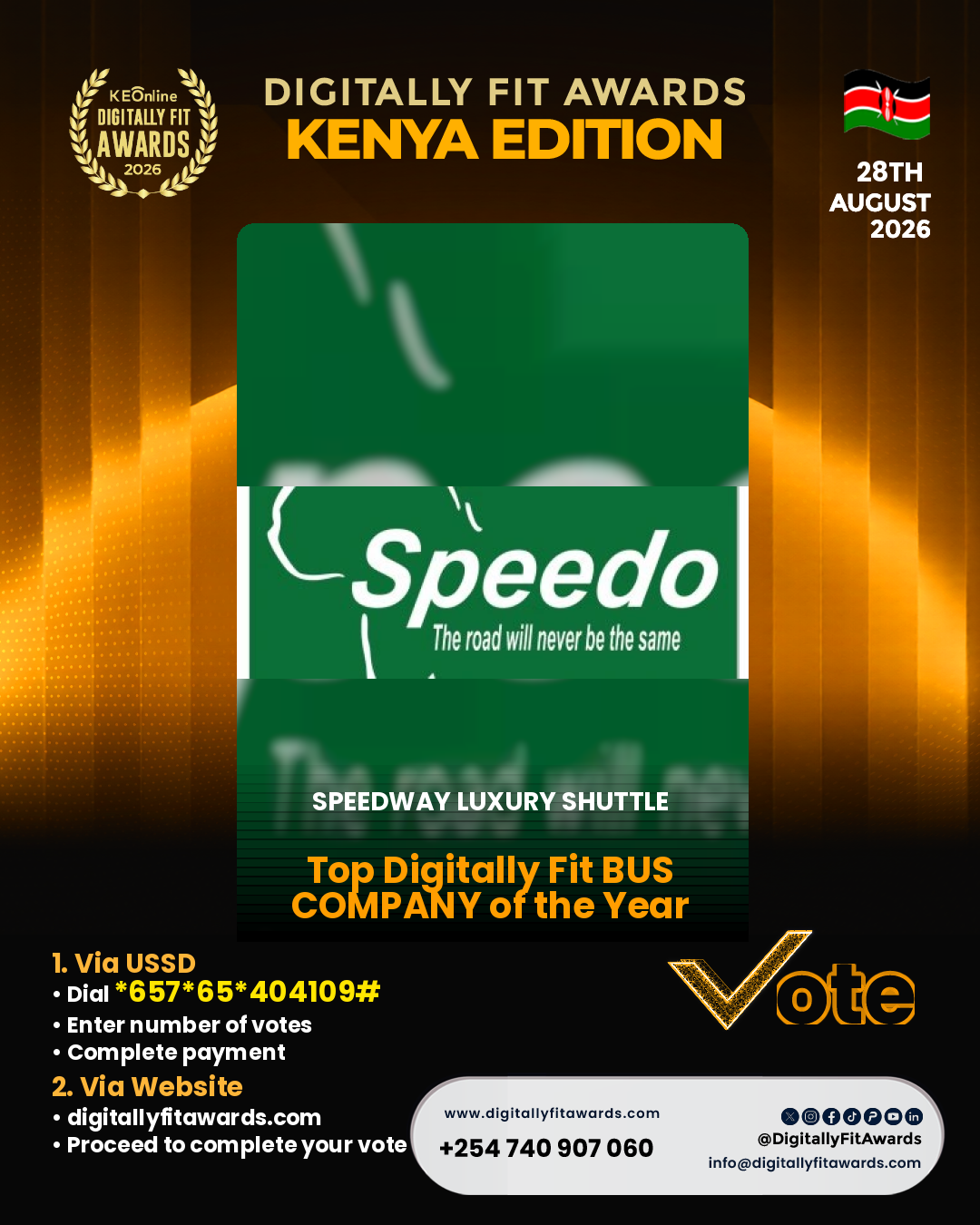 Speedway Luxury Shuttle poster